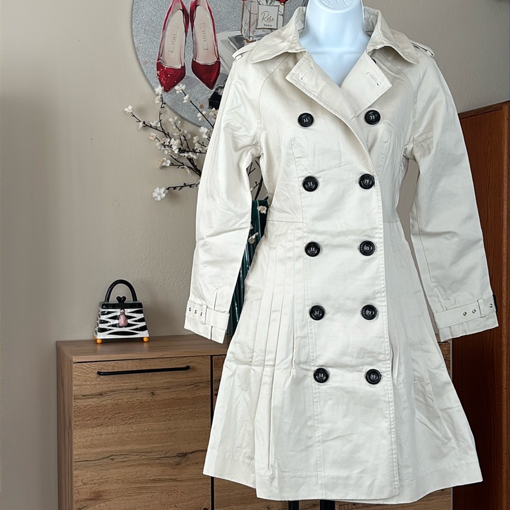 Cotton Women's Trench Coat, Size 4